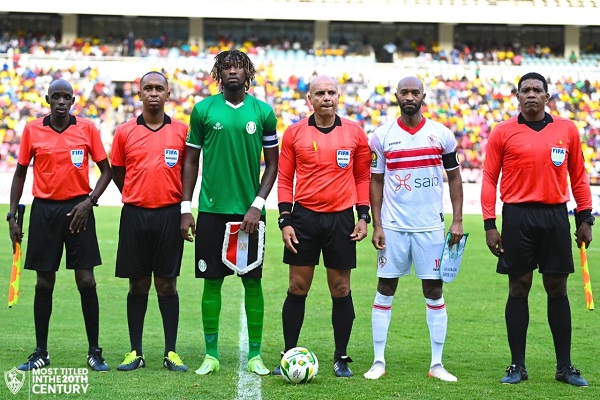 طاقم تحكيم مباراة الزمالك وساجرادا في دوري أبطال أفريقيا